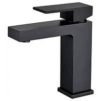 Смеситель для раковины Grocenberg GB2008BL, черный