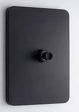 Верхний душ KNOTLOR LA-12/BL, черный