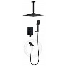 Душевая система встраиваемая FILARETE Waterfall FL1012BL, черный