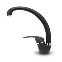 Смеситель для кухни GranFest 3323, черный