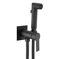 Гигиенический душ со смесителем встраиваемый ESKO SMH06 BLACK, черный