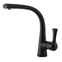 Смеситель для кухни GranFest 3723, черный