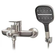 Смеситель для ванны Hansberge H4099NK, никель