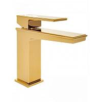 Смеситель для раковины Hansberge H1070GO, золото