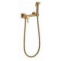 Смеситель с гигиеническим душем Grocenberg GB103N-GL, брашированное золото