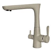 Смеситель для кухни с подключением фильтра GranFest 3223, топаз