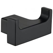 Крючок для ванной комнаты двойной Grocenberg AC0018BL, черный