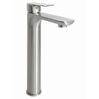 Смеситель для раковины высокий Hansberge H2099NK, никель