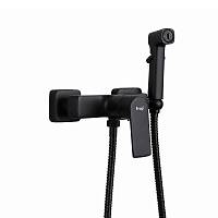 Гигиенический душ со смесителем FRAP F2071-6, черный