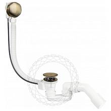 Слив-перелив (полуавтомат, 80 см.) FILARETE FL80BR, бронза