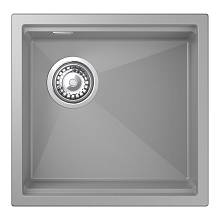 Кухонная мойка Rivelato LINO LN-454-L, серый металлик