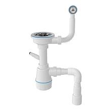 Сифон для кухонной мойки с переливом Nova NV1048