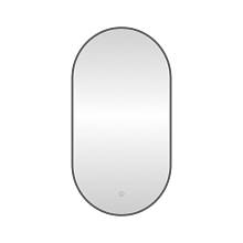 Зеркало с подсветкой LED Fixsen FX-3100F овальное 50х100 см, графит