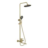 Душевая система Fmark FS8845-25C, матовое золото