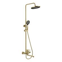 Душевая система Fmark FS8845-25C, матовое золото