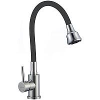 Смеситель для кухни с гибким изливом и режимом душ Fmark FS8288A-01, хром