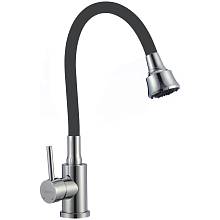 Смеситель для кухни с гибким изливом и режимом душ Fmark FS8288A-01, хром