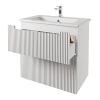 Тумба под раковину подвесная Dreja Euphoria 80 см, белый
