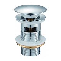 Донный клапан для раковины с переливом Maretti AC19P24015, хром