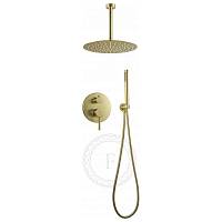Душевая система встраиваемая FILARETE Roun FL1024MG, матовое золото