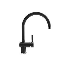 Смеситель для кухни Ulgran US-021-003, вороненая сталь