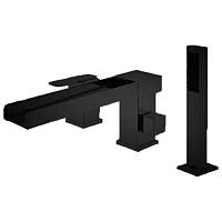 Смеситель на борт ванны Groсenberg GB6008-2BL, черный