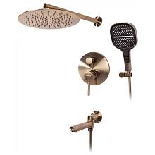 Душевая система встраиваемая Hansberge H6095BR, бронза