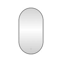 Зеркало с подсветкой LED Fixsen FX-3090F овальное 50х90 см, графит