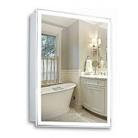 Зеркало-шкаф Silver Mirrors Киото 60 - 4.2 600х800 правый (часы, ТХ, сенсорный выключатель)