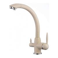 Смеситель для кухни с подключением к фильтру Savol S-L1699Y, бежевый