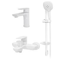 Набор для ванны 3 в 1 Hansberge H7099WW, белый
