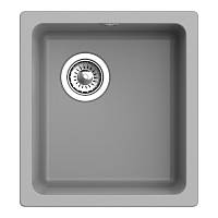 Кухонная мойка Rivelato BERKANA BK-35, серый металлик