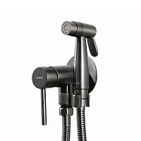 Гигиенический душ со смесителем GAPPO G7206-9, оружейная сталь