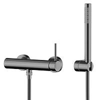 Смеситель для душа Knotlor SS-22/GM, вороненая сталь