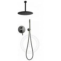 Душевая система встраиваемая FILARETE Roun FL1024BG, графит